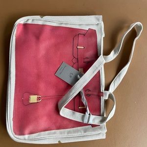 Canvas “Birkin “ Bag